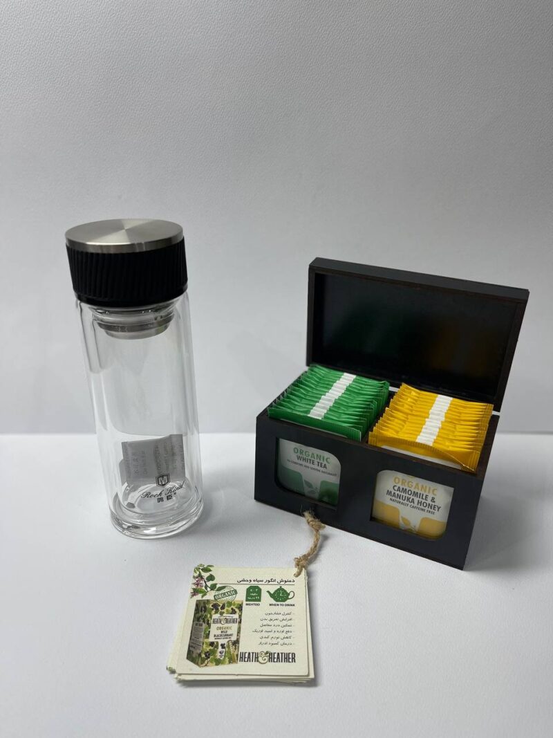 ست فلاسک شیشه ای و جعبه پذیرایی - تصویر 2