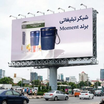 شیکر تبلیغاتی برند moment